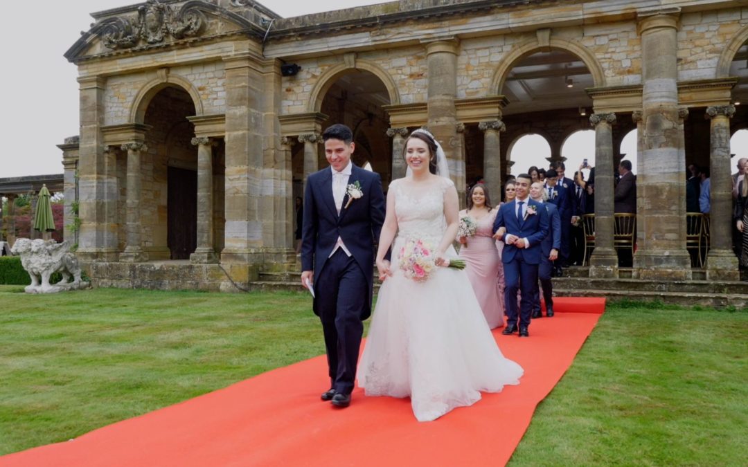 Ingrid and Matheus got married at Hever Castle
